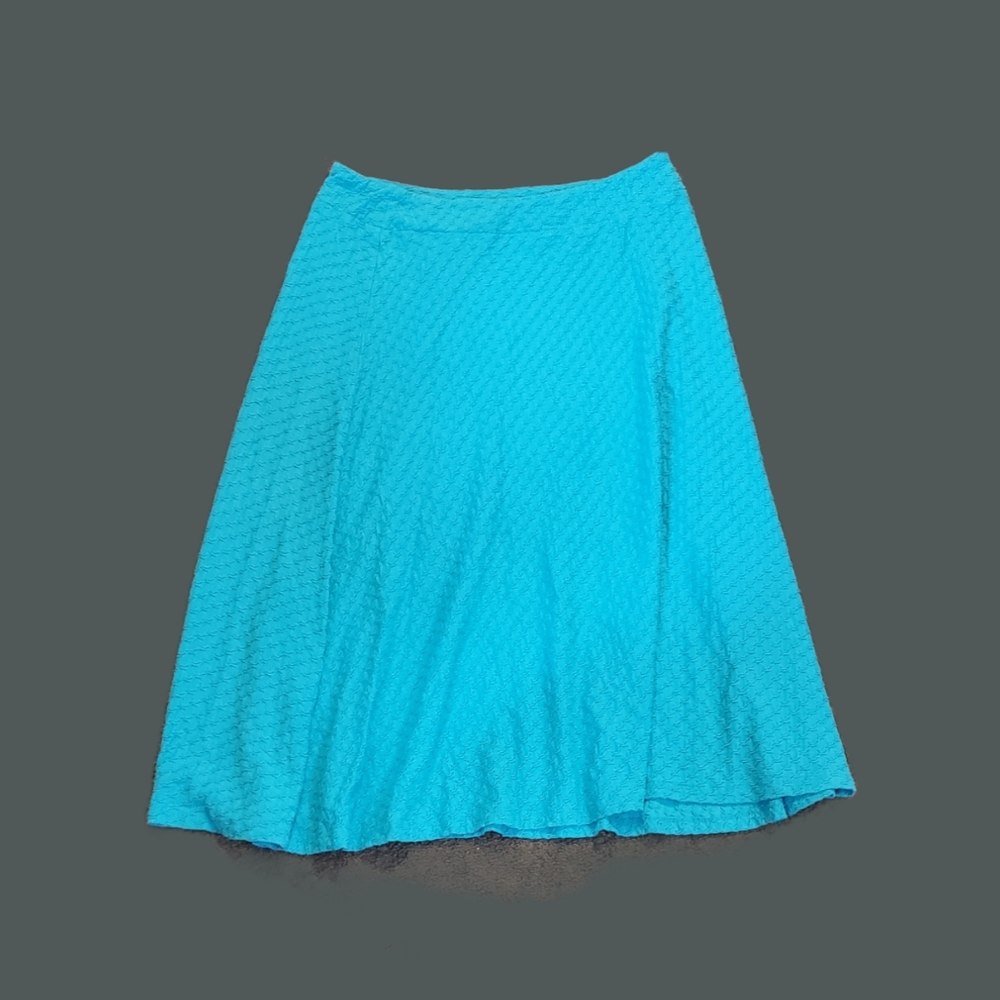 Quilted turquoise Skirt